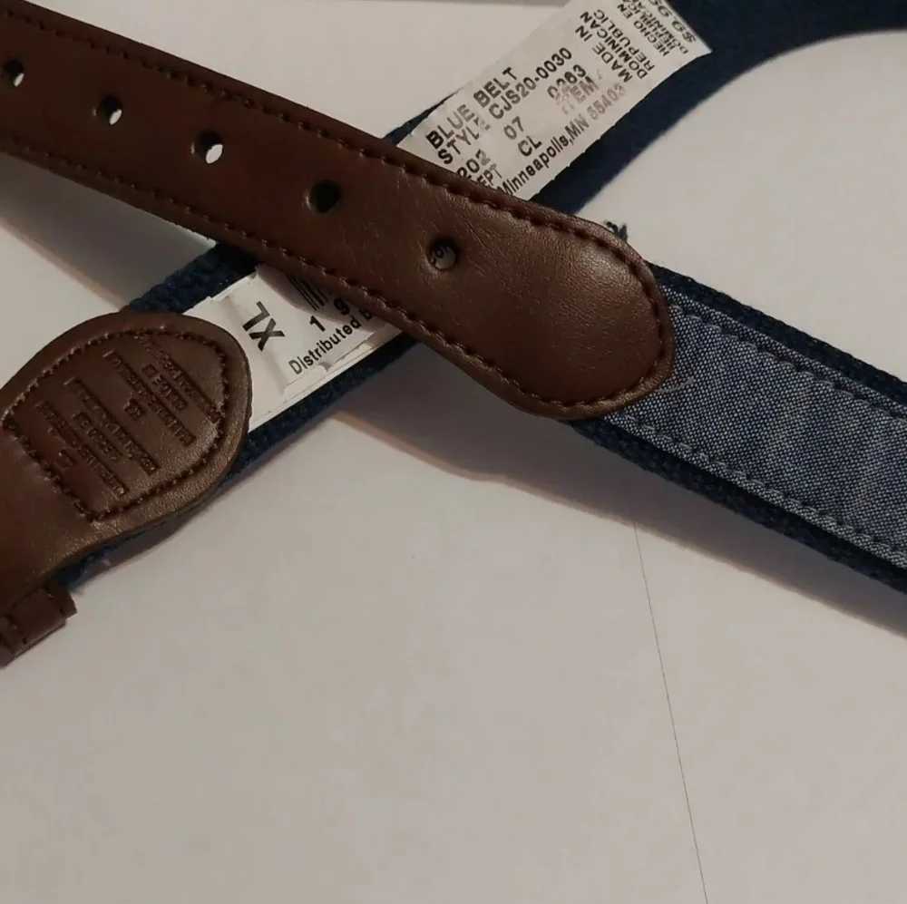Cat & Jack‎ Chambray Belt blue youth kids size XL